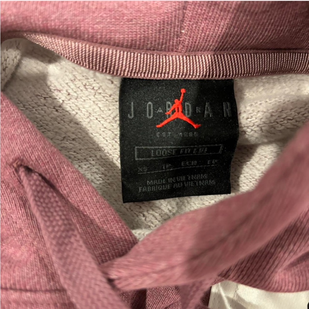 Air Jordan Women’s Purple Fleece Pullover Hoodie XS - Picture 5 of 5
